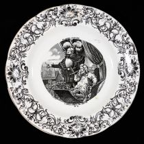 Decorative Transfer Plate (Gien)