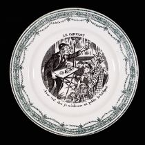 Decorative Transfer Plate: Magician's Routine