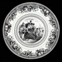 Decorative Transfer Plate: Le Charlatan