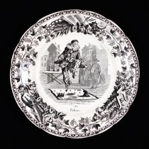 Decorative Transfer Plate: Paillasse