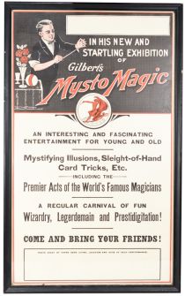 Gilbert's Mysto Magic Framed