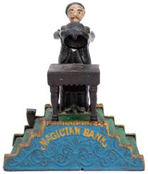 Magician Mechanical Bank