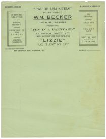 William Becker Letterhead