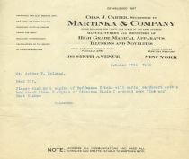 Martinka and Company Correspondence 