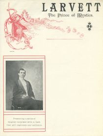 Larvett, The Prince of Mystics Letterhead