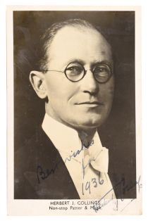 Herbert J. Collings Photograph, Inscribed and Signed