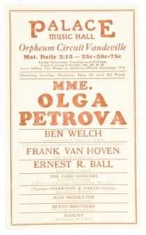 Frank Van Hoven: Palace Music Hall