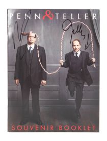 Penn & Teller Souvenir Booklet (Signed)