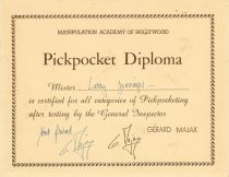 Larry Jennings' Pickpocket Diploma