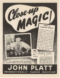 John Platt Advertising Fliers