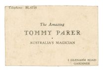 The Amazing Tommy Paper Business Card