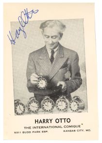 Harry Otto Signed Photograph