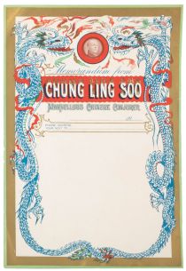 Chung Ling Soo Dragon Letterhead