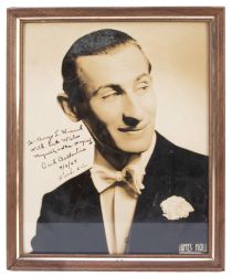 Carl Ballantine Framed Photograph, Inscribed and Signed