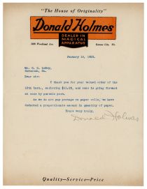Donald Holmes TLS