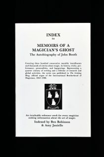 Index to Memoirs of a Magician's Ghost: the Autobiography of John Booth