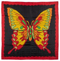 Flame Butterfly Silk