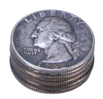 Silver Stack of Quarters