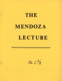 The Mendoza Lecture No. 2 1/2