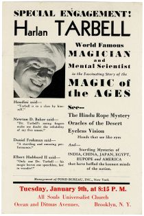 Harlan Tarbell Advertisement