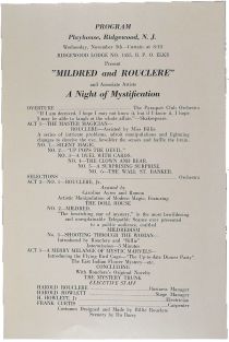 Mildred and Rouclere: A Night of Mystification