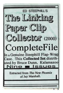 The Linking Paper Clip Collector Complete File Vol. 1-9.