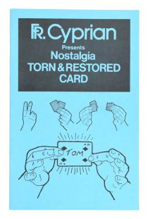 Fr. Cyprian Presents Nostalgia Torn & Restored Card, Inscribed and Signed