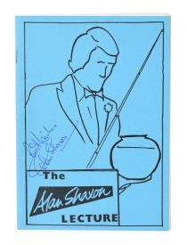 The Alan Shaxon Lecture, Signed