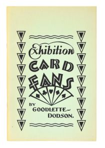 Exhibition Card Fans, Inscribed and Signed