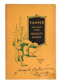 Thayer Catalog No. 7 (Inscribed and Signed)