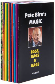 Collection of Pete Biro's Magic Books (Inscribed and Signed)