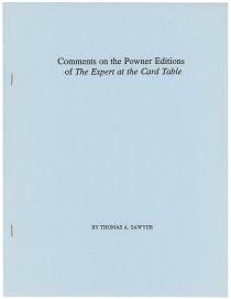 Comments on the Powner Editions of the Expert at the Card Table