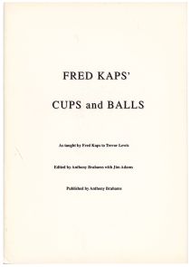Fred Kaps' Cups and Balls