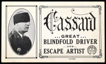 The Great Blindfold Driver and Escape Artist Advert