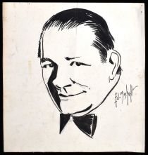 Vin Carey Ink Portrait 