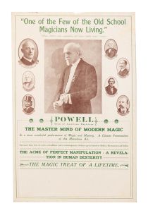 Powell, Dean of American Magicians Window Card