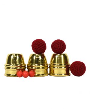 Miniature Brass Cups and Balls