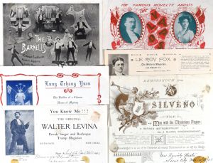 Group of Entertainers' Letterheads 