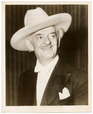 Harry Blackstone in a Cowboy Hat Portrait 