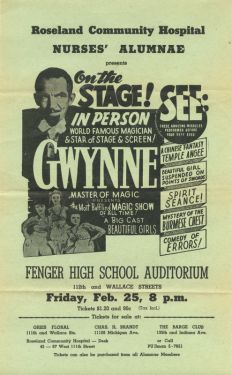 Gwynne, On the Stage! Advert