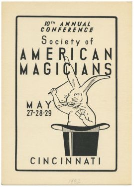 Society of American Magicians Window Card