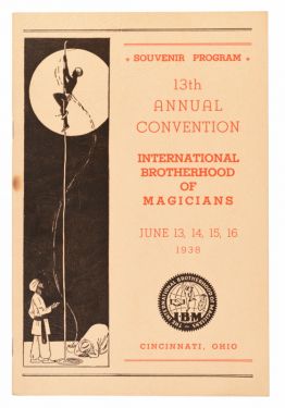 International Brotherhood of Magicians 13th Annual Convention Program