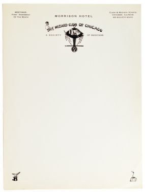 The Wizard Club of Chicago Letterhead