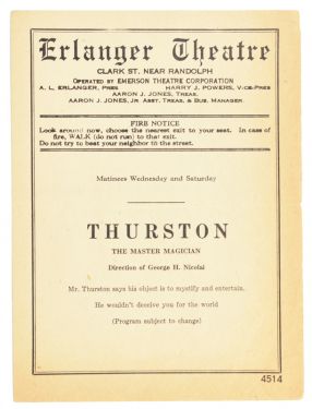 Thurston: Erlanger Theatre