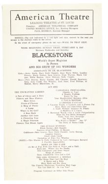Blackstone: American Theatre