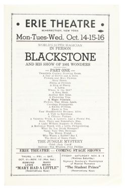 Blackstone: Erie Theatre