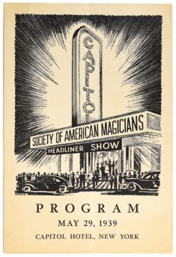 Society of American Magicians Headliner Show Program