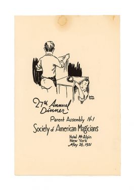 Society of American Magicians 27th Annual Dinner Program