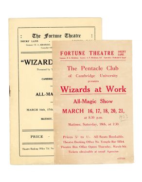 The Pentacle Club Program and Advert