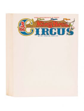 King Bros. Circus Letterheads